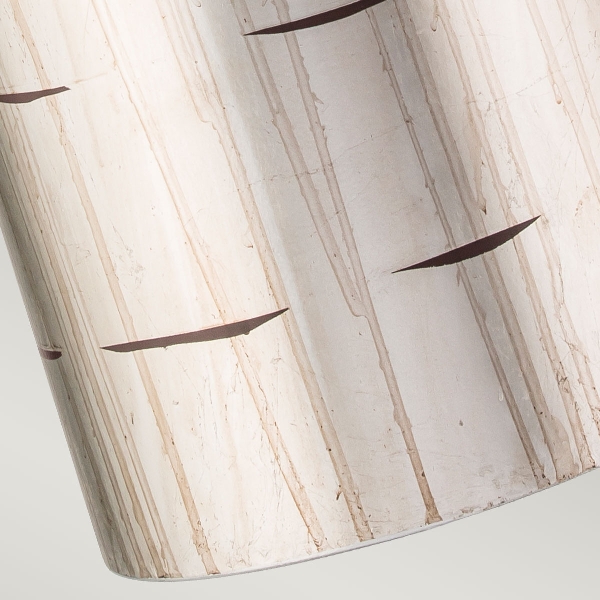 Fragment 1 leichte kleine Hängeleuchte - Aged Silver der Firma Elstead