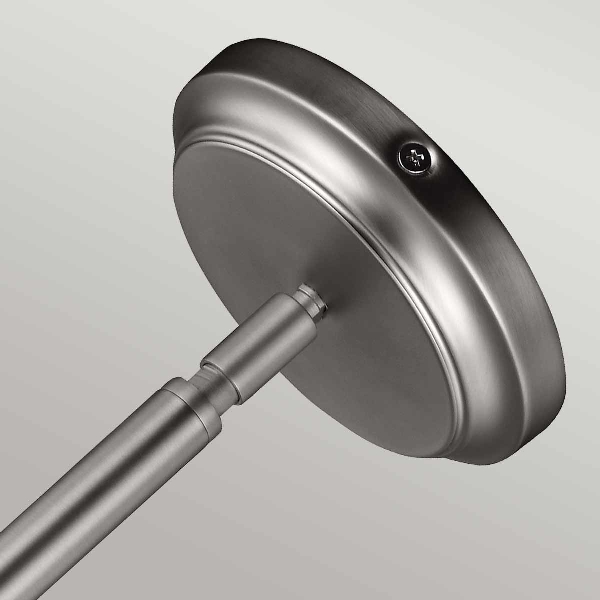 Hobson 1 Light Large Pendelleuchte Satin Nickel - Satin Nickel der Firma Elstead