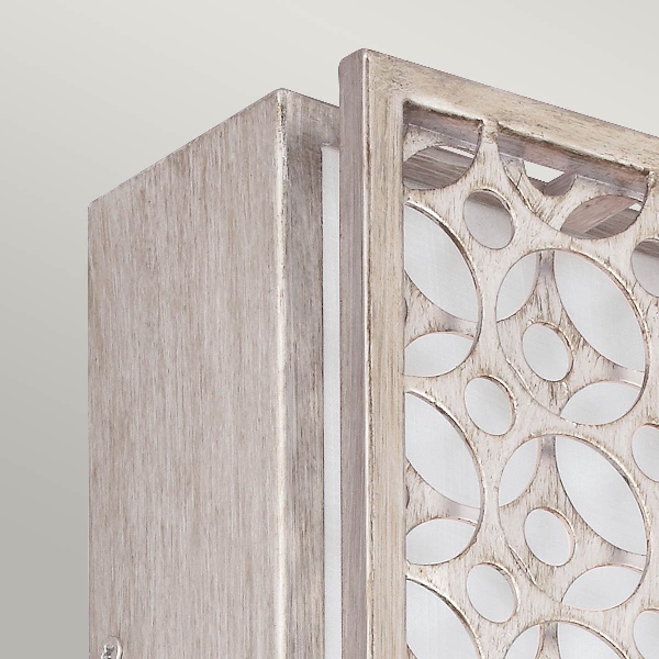 Kenney 4 Licht LED Wandleuchte - Sunrise Silber der Firma Elstead