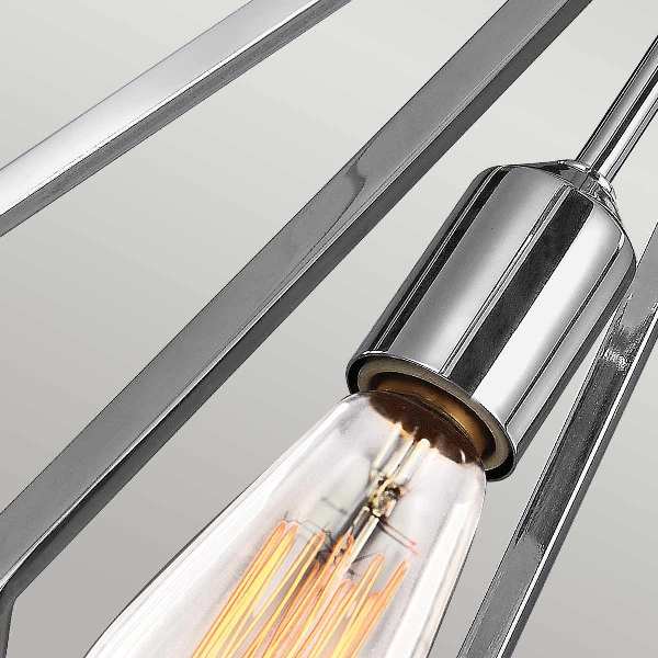 Nico 1 Light Medium Pendelleuchte - Chrom poliert der Firma Elstead