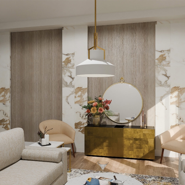 Quoizel Brecken 2 lt Pendelleuchte - Messing gealtert und Opalglas-Schirm der Firma Elstead