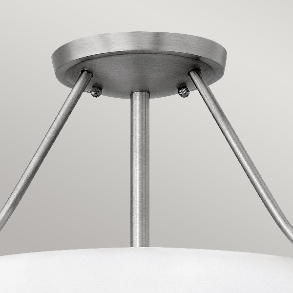 Hathaway 2 Light Small Semi-Flush - Nickel antik der Firma Elstead