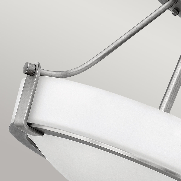 Hathaway 2 Light Small Semi-Flush - Nickel antik der Firma Elstead