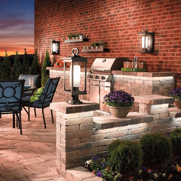 South Hope 1 Leuchte Großer Sockel - Rubbed Bronze der Firma Elstead