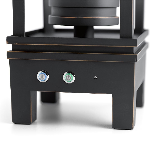 South Hope Tragbarer Bluetooth-Lautsprecher Laterne - EU-Stecker - Rubbed Bronze der Firma Elstead