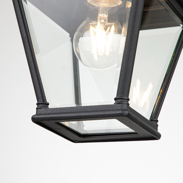 Bayview 1 Light Medium Kettenlaterne - Schwarz der Firma Elstead