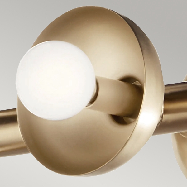 Palta 10 lt Linear Pendelleuchte - Champagner Bronze der Firma Elstead