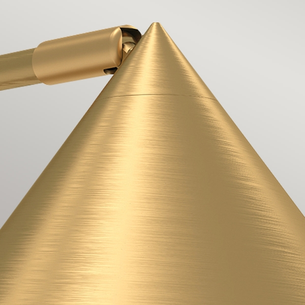 Alora Mood Remyck 1 lt Wandleuchte - Gebürstetes Gold der Firma Elstead