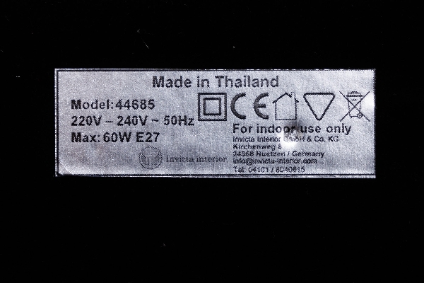 Tischleuchte HYPNOTIC der Firma Casa Élite