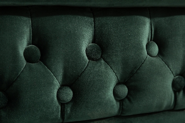 Sofa CHESTERFIELD 3-Sitzer Samt smaragdgrün der Firma Casa Élite