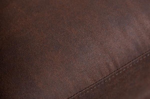 Sessel CHESTERFIELD Mikrofaser Vintage braun der Firma Casa Élite