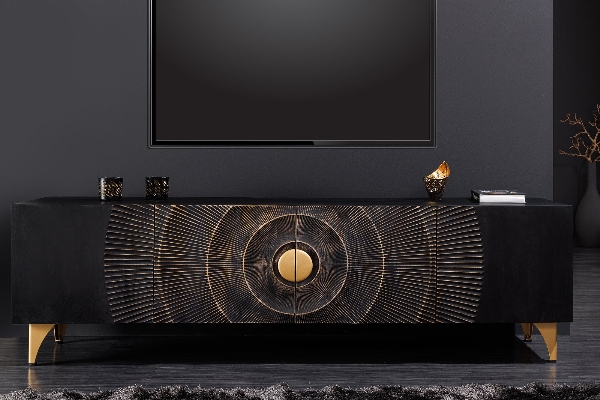 TV-Board GOLDEN SUNSET 3D 180 cm stehend der Firma Casa Élite