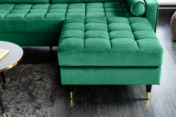 Hocker COZY VELVET  der Firma Casa Élite