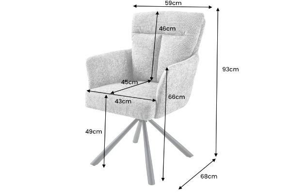 Drehstuhl BIG GEORGE der Firma Casa Élite