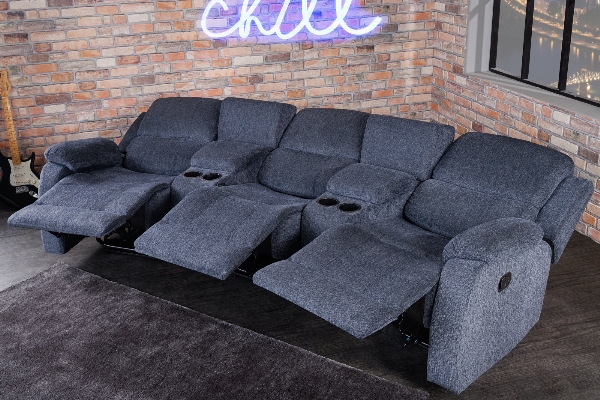 Kinosessel HOLLYWOOD 3-sitzig der Firma Casa Élite