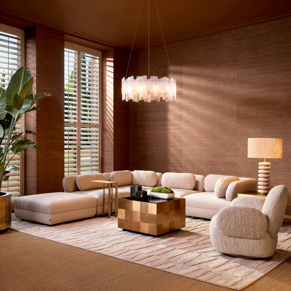 Modulares Sofa Paulo - Ottomane der Firma Eichholtz