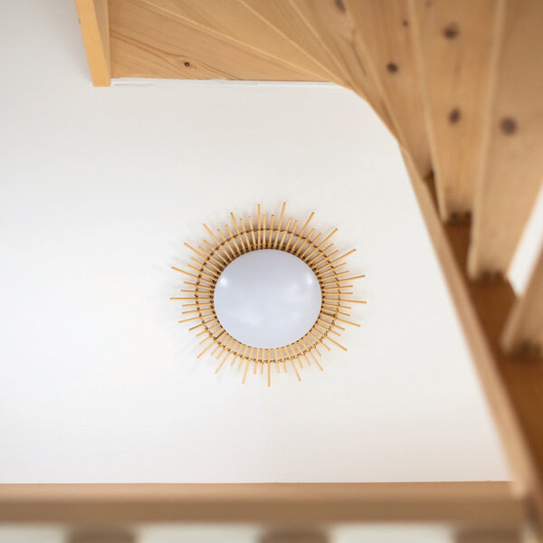 Leuchte aus Rattan Aura  der Firma Steinhauer