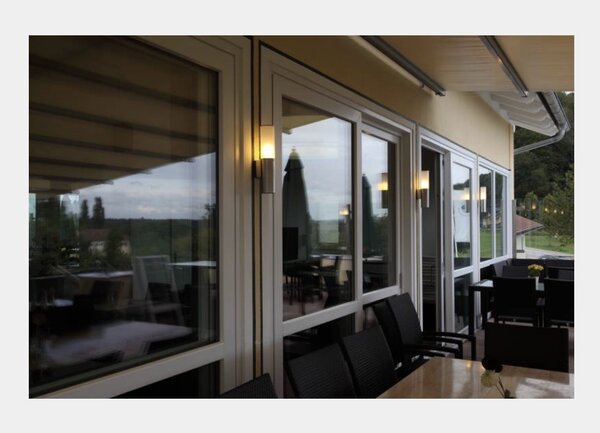 Wandleuchte Typ Nr. 0214 - Edelstahl, für 1 x Lampe max. 20 W, E27 der Firma Albert Leuchten