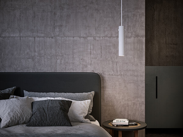 Tyson pendant white structure GU10 der Firma Belid Leuchten