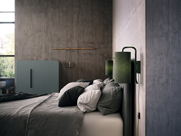 Pensile wall lamp S bottle green E27 der Firma Belid Leuchten