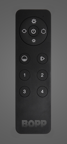 Fernbedienung der Firma Bopp Leuchten