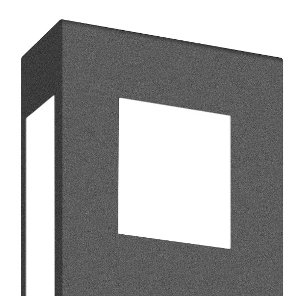 Wandaußenleuchte 22/HN/BM mit Bewegungsmelder der Firma CMD