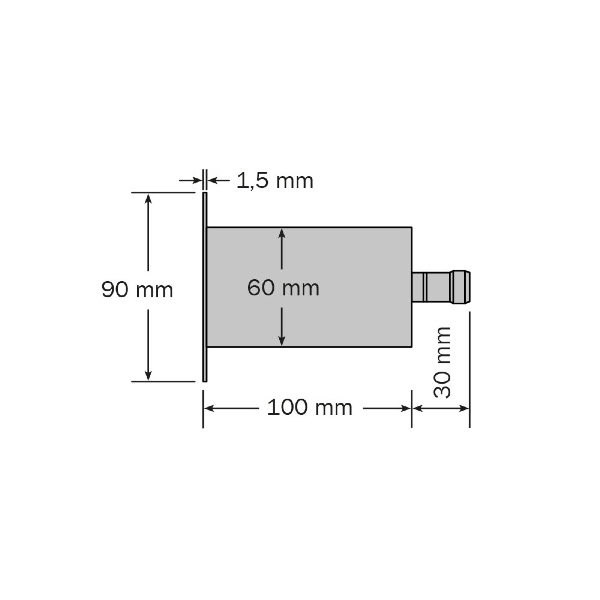 LED Einbaustrahler für Pools und Teiche, Gehäuse V4A Edelstahl, elektropoliert, kompakte Bauform der Firma dot-spot