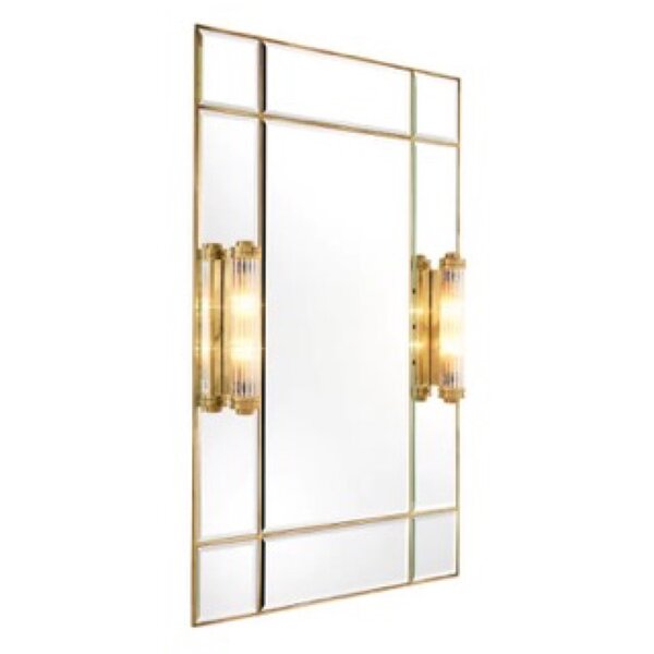 Spiegel Beaumont mit Licht der Firma Eichholtz