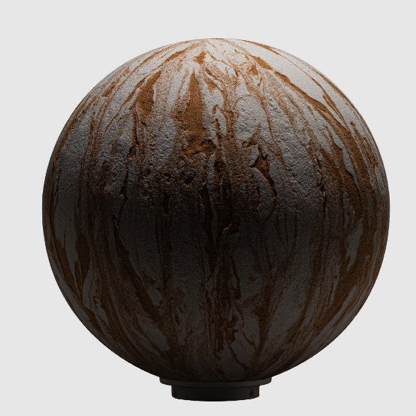 Kugelleuchte Sahara 80 cm Durchmesser Stationär der Firma EPSTEIN Design Leuchten