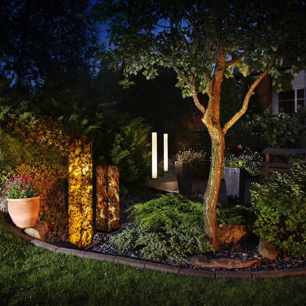 Lichtsäule Eifel im Herbst 45 cm Höhe der Firma EPSTEIN Design Leuchten