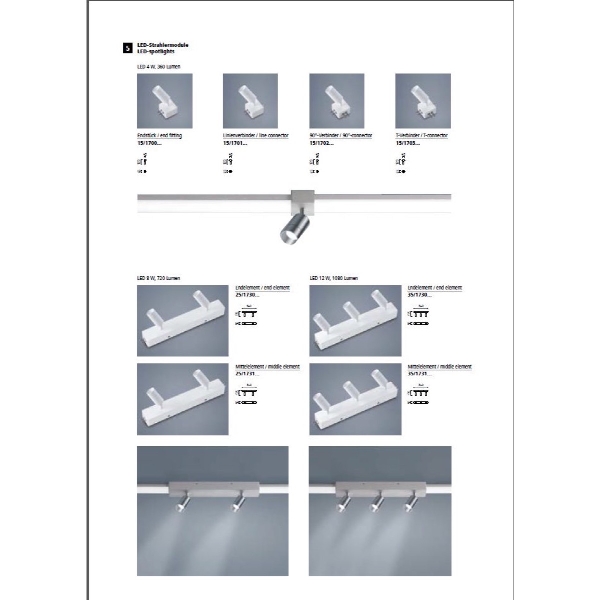 VIGO LED Strahlermodul / Gehäuse für Betriebsgerät / Endelement der Firma Helestra Leuchten