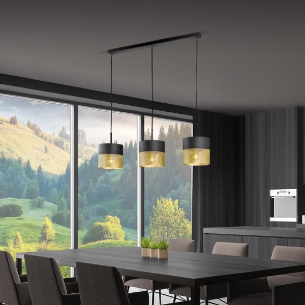 Hängeleuchte MESH 3 flammig der Firma HELL Leuchten