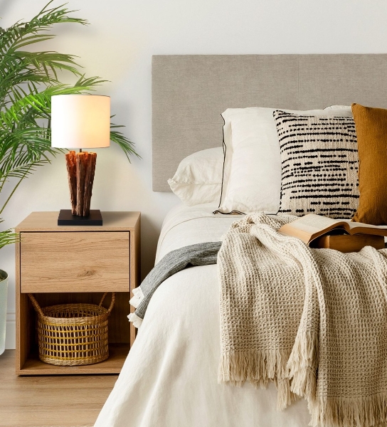 Tischleuchte Rough wood der Firma O'THENTIQUE by Asian Design House