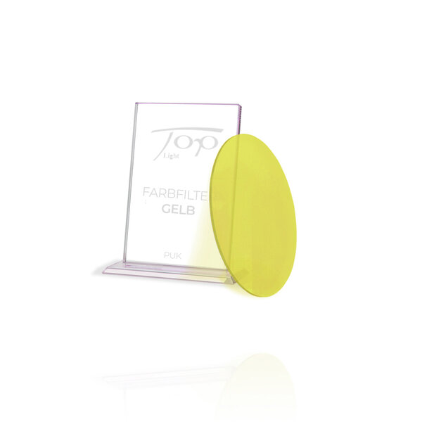 Farbfilter gelb Puk der Firma Top Light