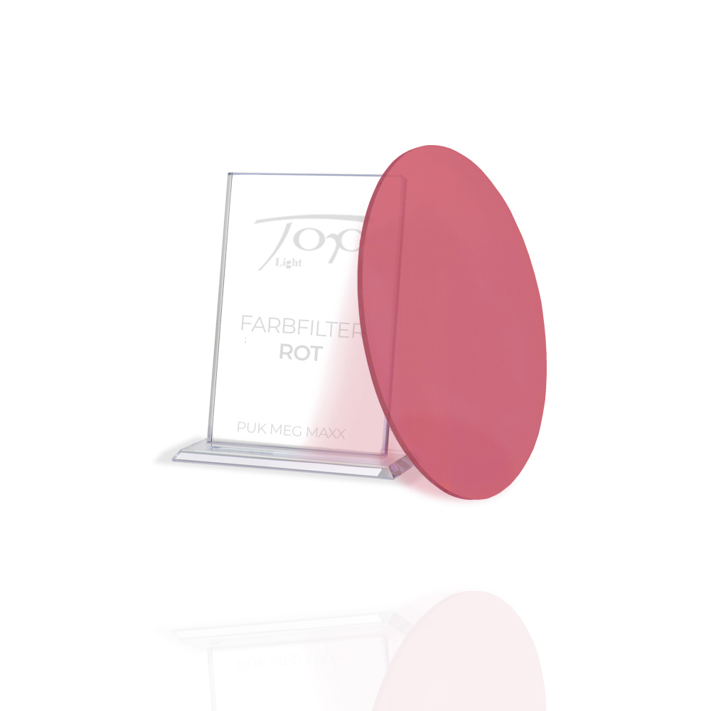 Top Light Leuchten - 2-5038 - Farbfilter rot für Puk Meg Maxx