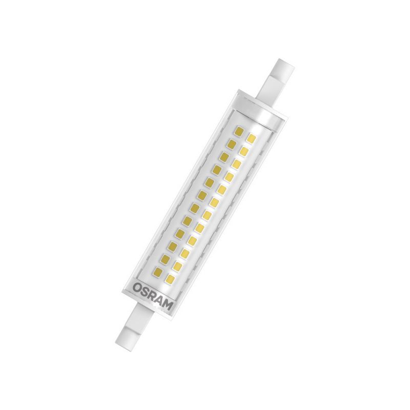 Halogenlampen R7s 114,2mm von UNI-Elektro Osram Slim Line LED R7s 118mm 11W 1521lm - 827 Extra Warmweiß - nicht dimmbar | Ersatz für 100W 238931