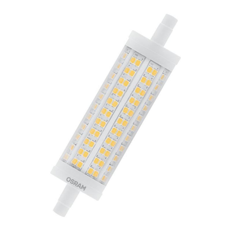 Halogenlampen R7s 114,2mm von UNI-Elektro Ledvance LED Line R7s 118mm 18.5W 2452lm - 827 Extra Warmweiß | Ersatz für 150W 247616