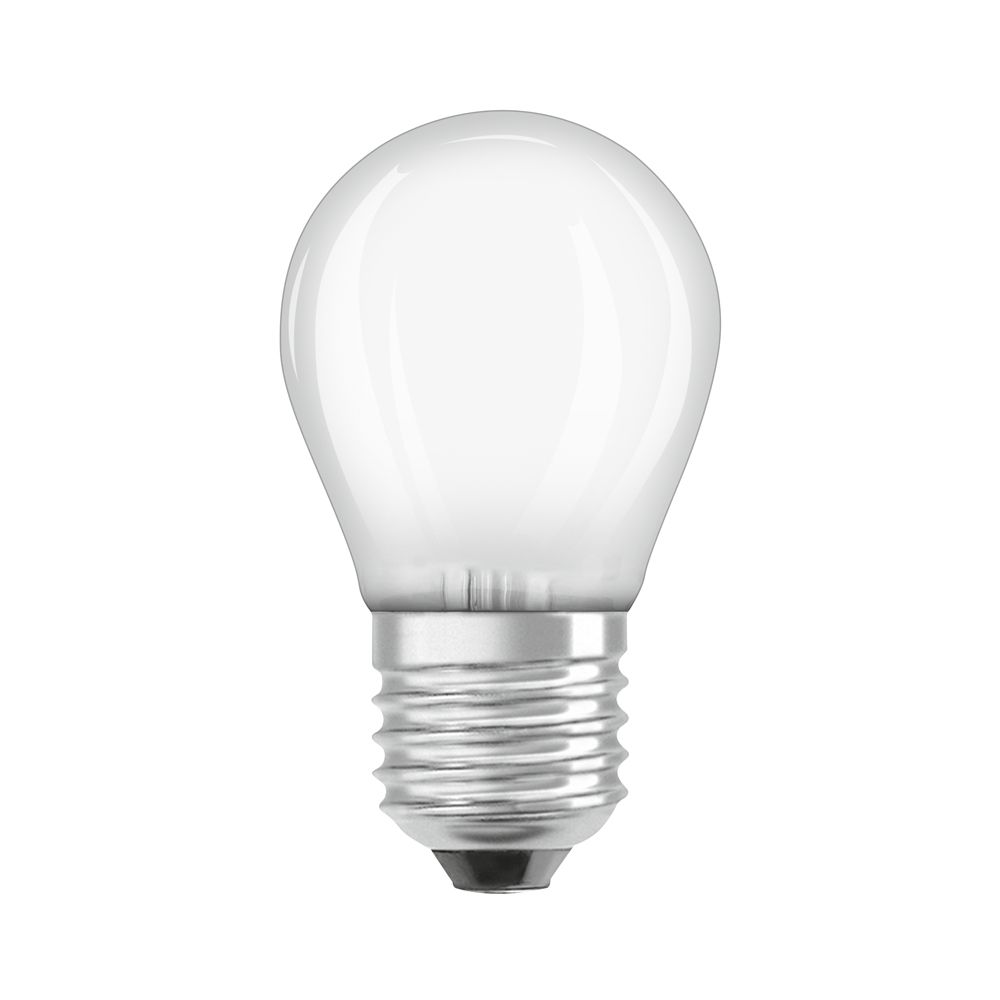 UNI-Elektro LED-Leuchtmittel von UNI-Elektro Osram Parathom Classic Tropfenlampe E27 P 5W 827 Matt - Dimmbar - Warmweiß LEDPCLP40D 5W/827 230VGLFR E27 10X1